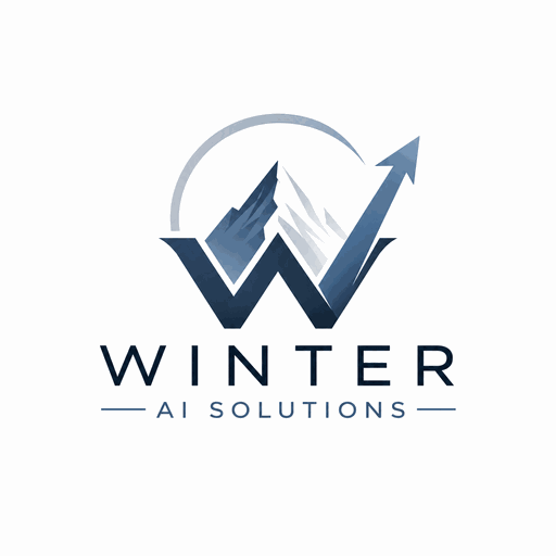 Winter AI Solutions — mountain W logo with an upward growth arrow